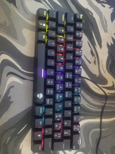Teclado Mecânico Gamer Ninja Leap 60% RGB