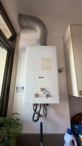 Aquecedor a gás Rinnai 15 litros manual