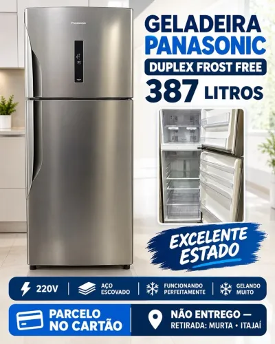 GELADEIRA PANASONIC 387 LITROS