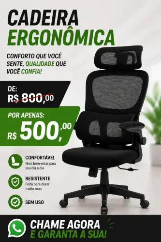 Cadeira Ergométrica Gamer