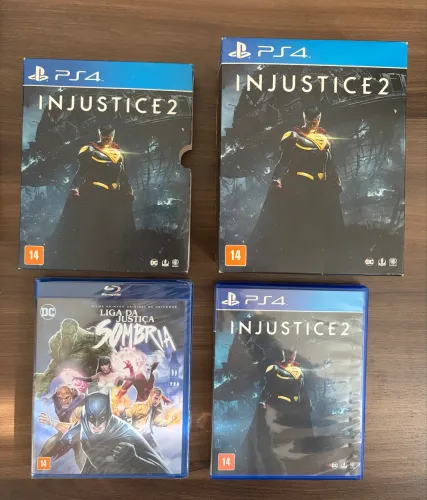 Injustice 2 - Jogo, Box e Bluray bônus (PS4)