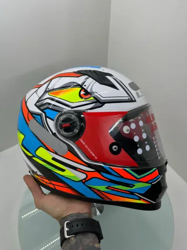 Capacete LS2 FF358 Xdron Orange Preto Laranja - Todos Tamanhos