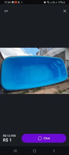 Piscina de fibra 