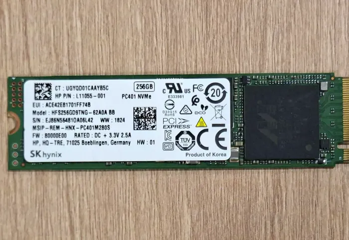 SSD NVMe 256GB SK Hynix
