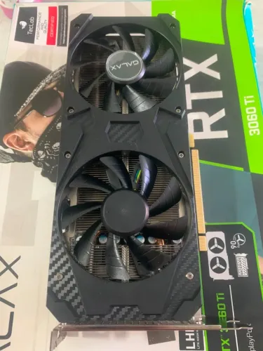 Placa de vídeo RTX 3060 Ti Galax 8GB GDDR6X | Estado de nova | Na Caixa | Excelente Estado