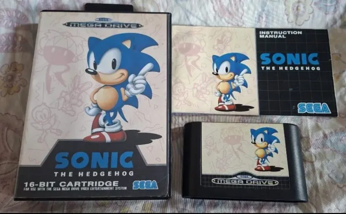 Sonic 1 Europeu Original Sega