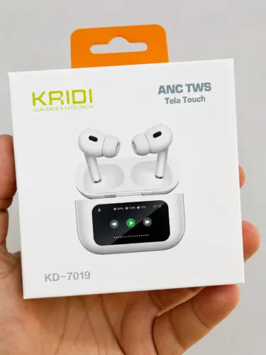 Fone Bluetooth ANC C/ Tela Touch