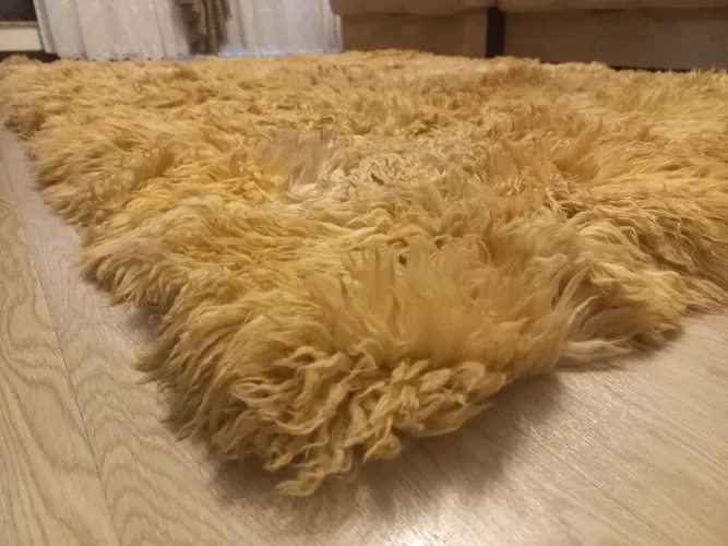Tapete de lã de carneiro 2,00 x 1,50