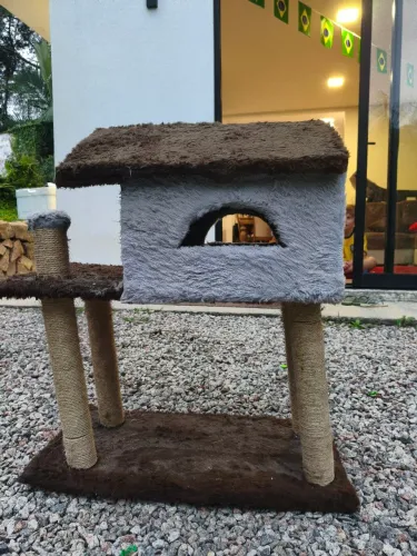 arranhador e casinha