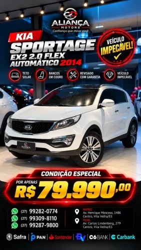 Kia Motors Sportage EX 2.0 16v/ 2.0 16V Flex Aut. 2014