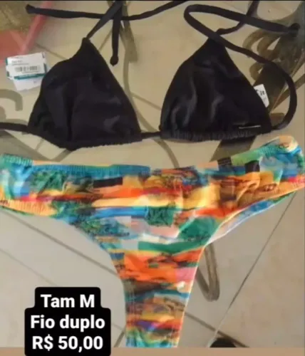 Biquíni fio duplo tam M