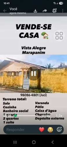 Casa em Vista Alegre Marapanim