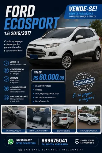Ford Ecosport SE 1.6 16V Flex 5P Mec. 2017