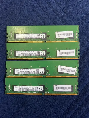 Memória RAM DDR4 ECC Registrada (RDIMM) de 8 GB
