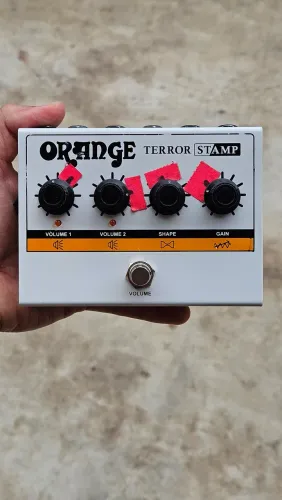Orange terror stamp