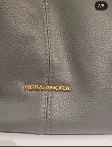 Bolsa em Pu Rosa Amora