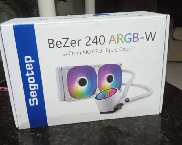 Water Cooler Segotep Bezer 240 ARGB, 240mm, Branco - BeZer 240 ARGB-W