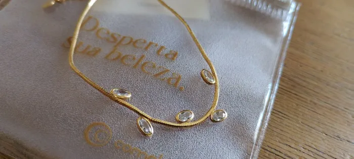 Pulseira banhada