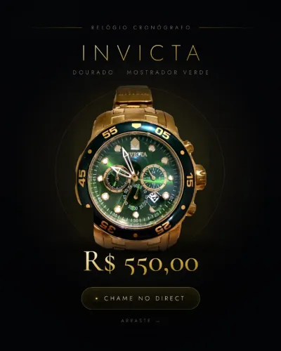 Relógio Invicta Luxo