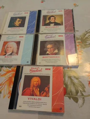 CD música maestro os grandes gênios da música clássica