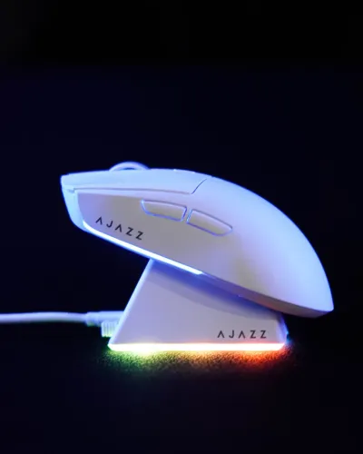 Mouse Gamer Sem Fio Ajazz AJ139 V2 Mc Paw 3311 Com Dock - Somente essa semana !