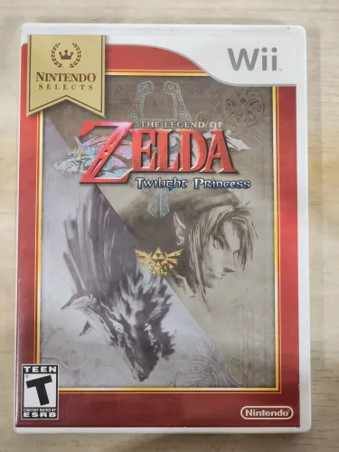 The Legend of Zelda Twilight Princess disco original seminovo de nintendo wii