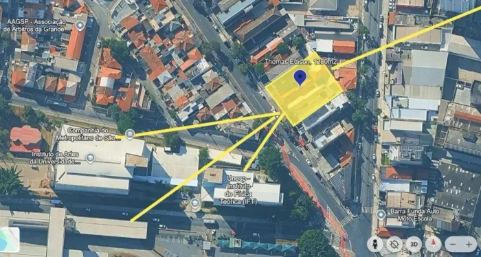 ÁREA ESTRATÉGICA PARA INCORPORAÇÃO | 1.280 m² NA BARRA FUNDA | ZEU