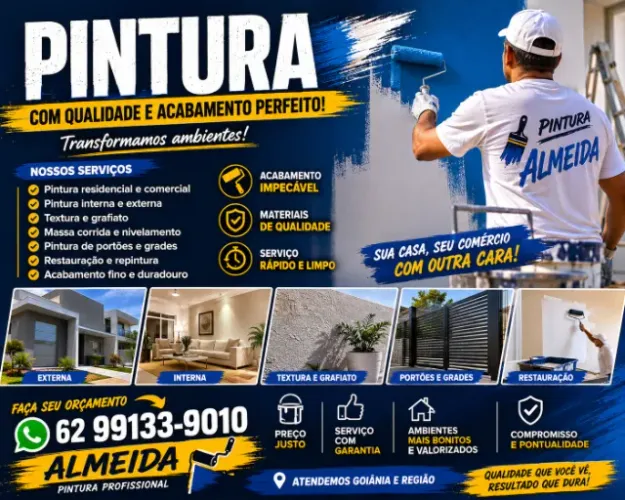Serviços de pintura diferenciada profissional