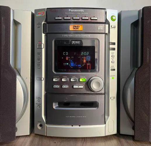 Mini System Panasonic Sa-dk20 3400Watts Sony Aiwa Leia Descrição 