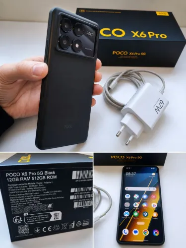 POCO X6 Pro 5G 12GB RAM 512GB - Completo com Caixa e Carregador 67W