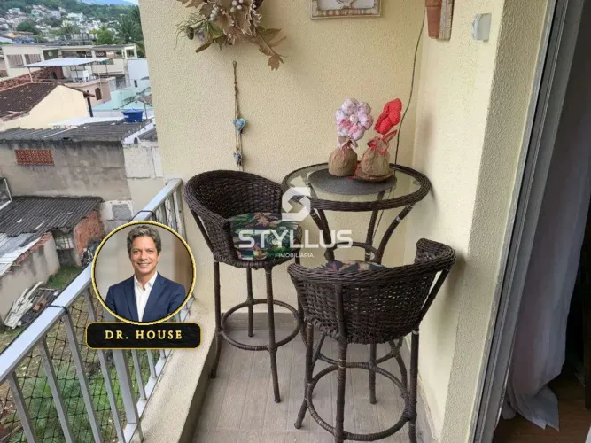 Apartamento Impecável com 2 Quartos (1 Suíte) e Varanda em Madureira! M98A