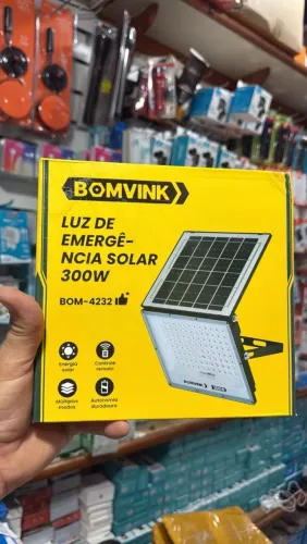 Refletor led solar 300w 300 watts potencia