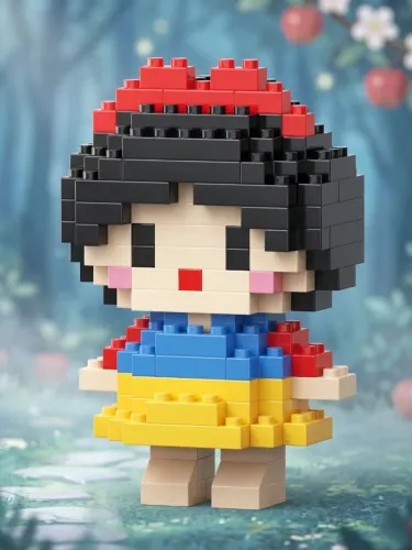 Branca de Neve | Mini Blocos de Montar 