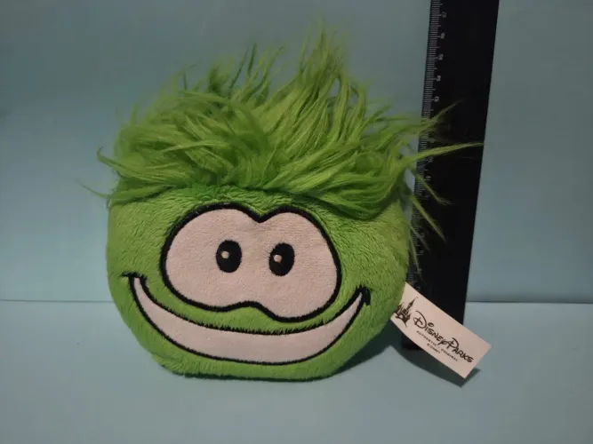 Club Penguim Pelúcia Puffle Verde Original Disney Parks
