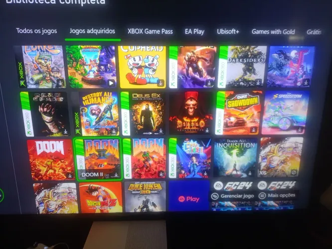 Xbox one s 1Tb lotado de jogos mesmo sem conta ate assinaturaativa sem conta