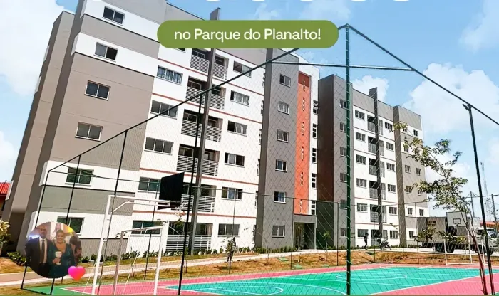 Apartamento no Planalto - 2/4 - Parque do Planalto -Documentação Grátis - Entrada em até 4