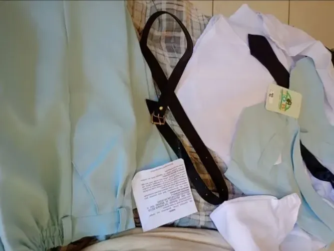 Terno infantil azul bebê para 4 anos ,OBS: não faço entregar