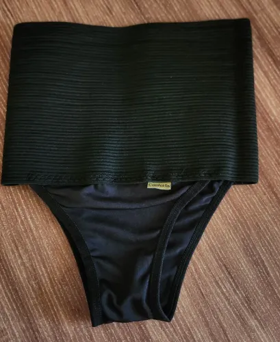 Calcinha cinta Modeladora Alta Compressão Zero Barriga Não Marca