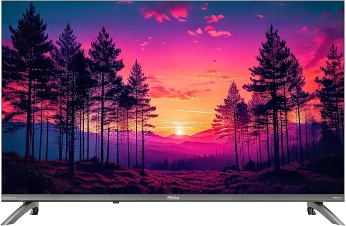 Smart TV 32" Philco LED Roku TV Wi-Fi HDMI Dolby Audio Quad Core Prata