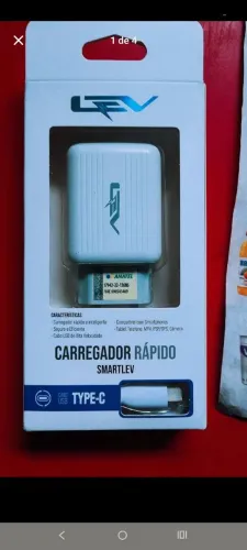 Carregador rápido com cabo laranja de alta velocidade tipo c lacrado promoção