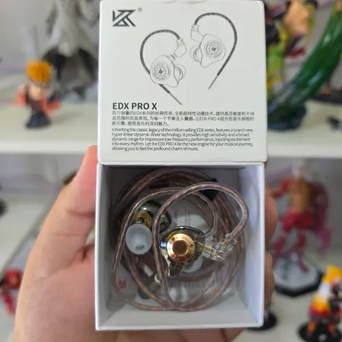 Fone de Ouvido in-ear Kz Edx Pro X *Novo - Retorno de Palco, Músico, Banda, Headphone P2