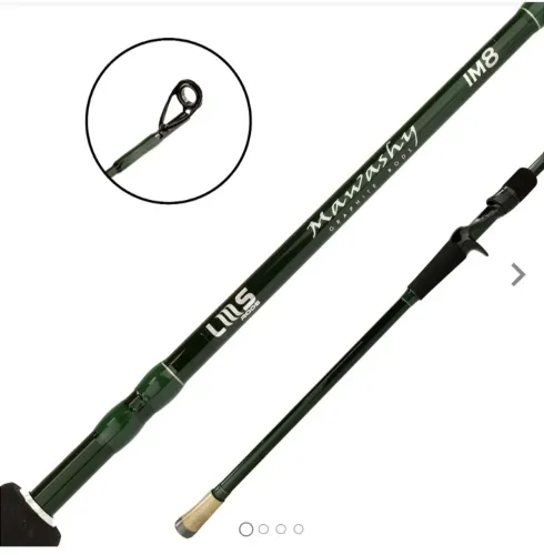 Vara P/carretilha Lumis Mawashy Im8 2,40m 50lb Cast 170 G Verde-musgo
