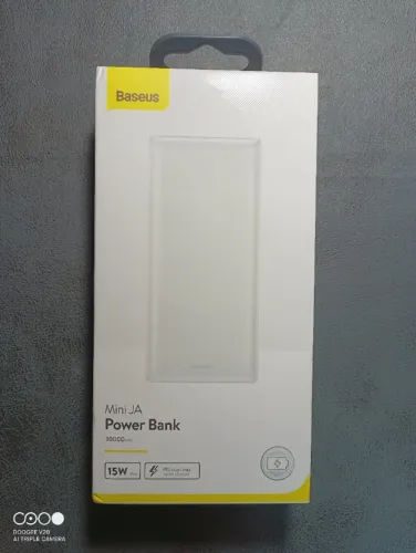 [LACRADO] Power Bank Baseus Mini JA 15W 30000mAh - Branco