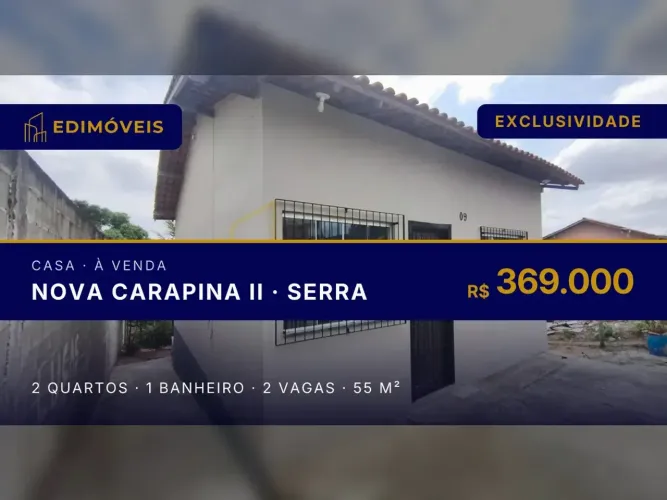Seu novo lar em Nova Carapina II: casa com amplo espaço e privacidade!