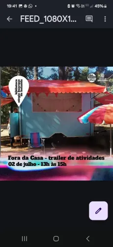 Trailer lindo, nunca circulou no chão, com toldo de cada lado!!!