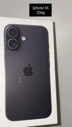 Iphone 16, preto e tem branco. Lacrados 256gb, não troco
