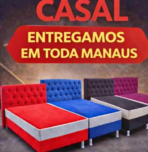 Cama Box premium + ENTREGA GRÁTIS