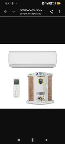 Ar Split Gree inverter 18000 BTUs + Novo + Nota + Garantia+ Cartão 12X