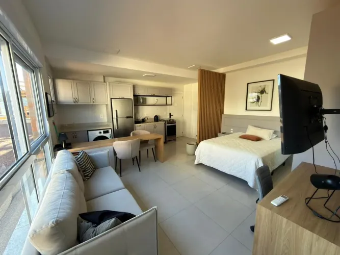 Studio com 1 dormitório para alugar, 35 m² por R$ 3.983,00/mês - Pantanal - Florianópolis/