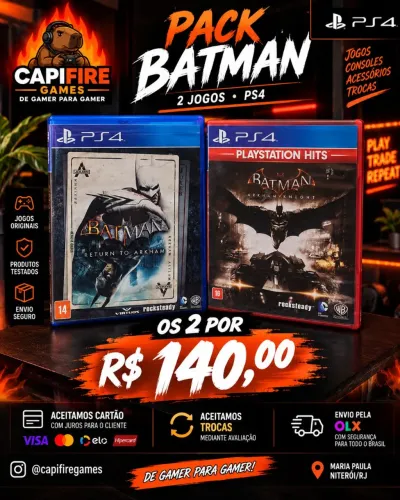 Batman Return to Arkham + Arkham Knight PS4